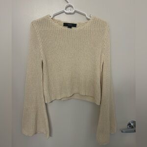 Forever 21 Cream Knit Sweater